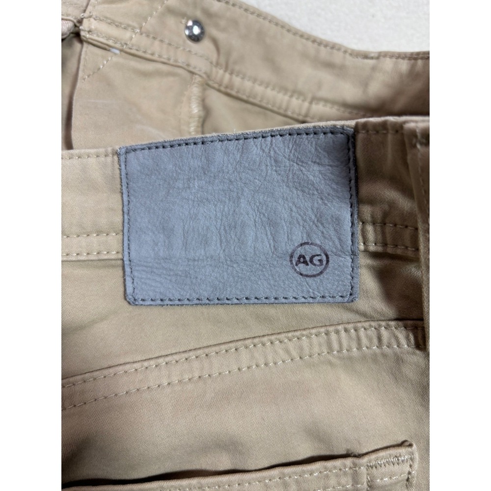 AG Adriano Goldschmied Mens Slim Straight Khaki Tan Pants Chinos 32x29 EUC - Picture 5 of 8